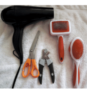 Во время причесывания используются специальные инструменты, наносятся бальзамы и спреи