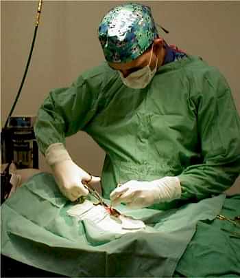 При необходимости, мы проводим хирургические операции на дому